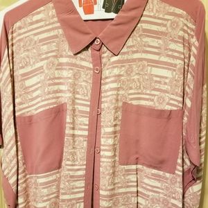 Lularoe Floral Amy Blouse